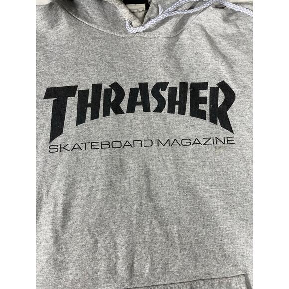 Thrasher Skateboard Magazine Gray Hoodie Size L - Picture 5 of 8